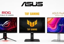 Monitores ASUS, séries e suas diferenças