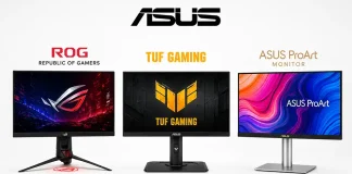 Monitores ASUS, séries e suas diferenças