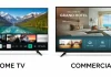 Televisores comerciais e televisores domésticos, qual é a diferença?