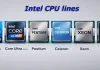 Números de modelo e gerações dos processadores Intel
