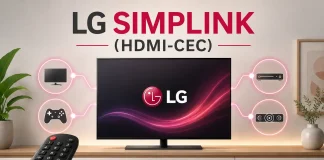 LG SIMPLINK (HDMI-CEC), como funciona e como ativá-lo