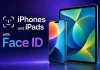Lista de iPhones e iPads com Face ID