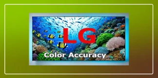 O que é a precisão de cores nas TVs LG?