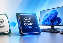 Gerações de processadores para desktop da Intel desde a 1ª geração Core até Core Ultra