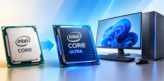 Gerações de processadores para desktop da Intel desde a 1ª geração Core até Core Ultra