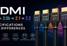 HDMI 2.0 vs 2.0b vs 2.1 vs 2.2: especificações e diferenças