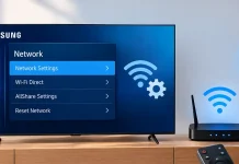 Como alterar a configuração de rede na sua TV Samsung
