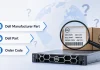 O que significam Manufacturer Part, Dell Part e Order Code nos produtos Dell?