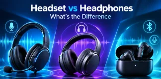 Headset e fones de ouvido, qual é a diferença?