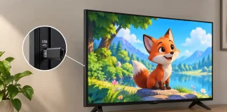 Como reproduzir arquivos de uma unidade USB em uma TV