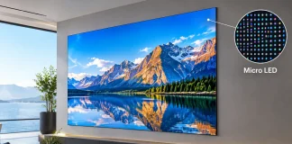 Tecnologia de ecrãs Micro LED e suas características