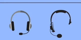 Qual é a diferença entre fones de ouvido monoaurais e binaurais?